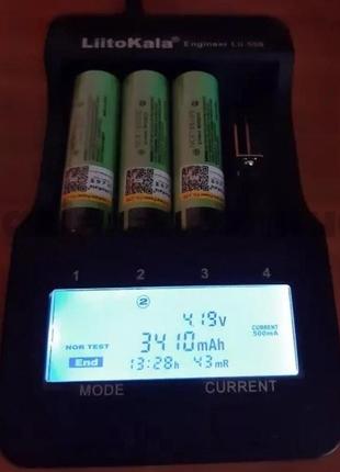 Аккумулятор 18650 litokala lii 34b 3400 mah li-ion 3.7v5 фото