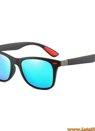 Солнцезащитные очки wayfarer с поляризацией дизайн ray-ban поляризационные очки