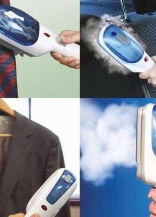 Ручний відпарювач для одягу tobi steam brush, парова праска, щітка-праска