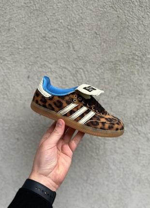 Кроссовки adidas samba wales bonner leopard