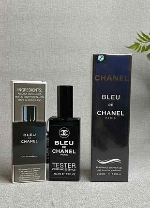 Чоловічий парфумований набір chanel bleu de chanel1 фото
