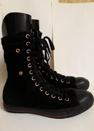 Замшевые кеды converse