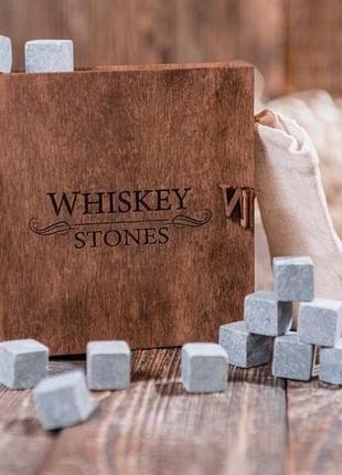 Подарунковий набір каменів для віскі в скриньці книзі "whiskey stones"2 фото