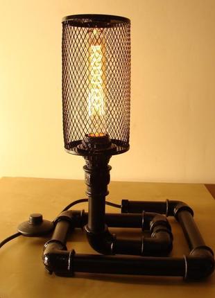 Лофт(steampunk, стімпанк) світильник8 фото