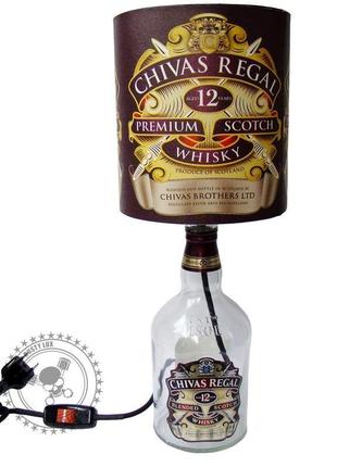 Настільна лампа з пляшки chivas regal 12