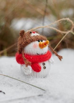 Різдвяний сніговик. сніговик. ялинкова прикраса. подарунок до свят.8 фото