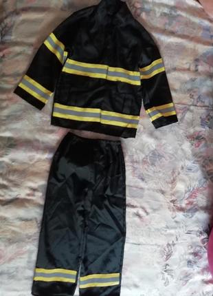 Карнавальний костюм пожежника на 4-6років