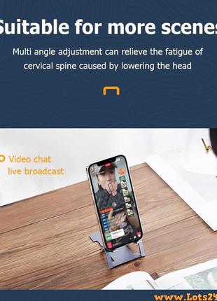 Держатель подставка для мобильного телефона планшета на стол штатив настольный держатель для телефона планшета4 фото