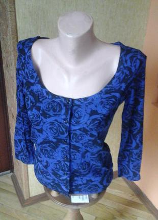 Кофточка синяя