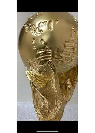 Футбольный кубок мира фифа (the world cup) 34 см 1900 грамм, футбольный трофей подарок футболисту4 фото