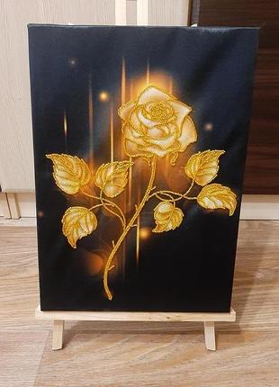 Картина "золота троянда"