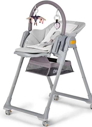 Стульчик для кормления kinderkraft lastree grey