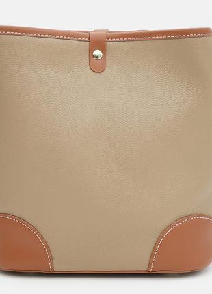Женская кожаная сумка keizer k19085be-beige3 фото