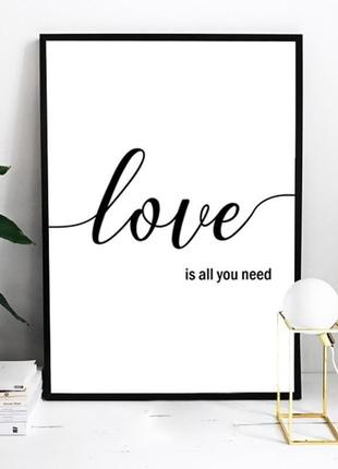 Постер "love"