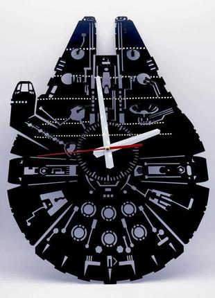 Настенные часы — millennium falcon — star wars