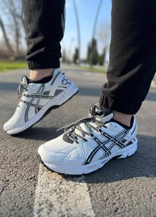 Asics gel kahana 8 white black👟