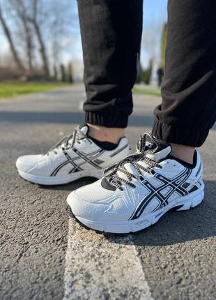 Asics gel kahana 8 white black👟4 фото