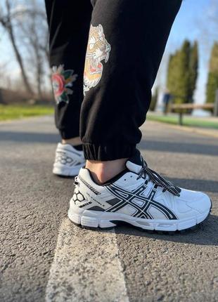 Asics gel kahana 8 white black👟3 фото