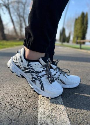 Asics gel kahana 8 white black👟5 фото