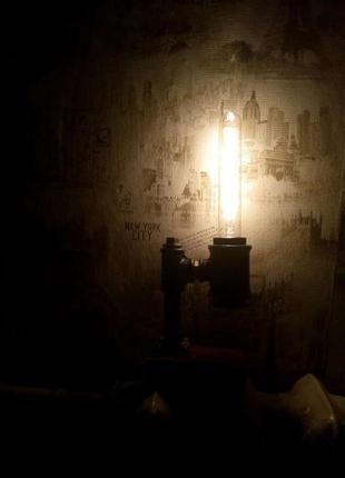 Светильник с лампой эдисона в стиле loft