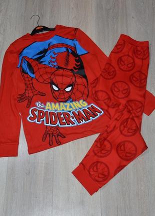 Піжама f&f marvel 10 11 лет. 146 spiderman spider man людина павук марвел домашній костюм піжамка комплект класна на хлопчика месники avengers