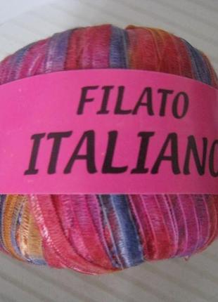 Пряжа летняя фантазийная итальянская filato italiano4 фото
