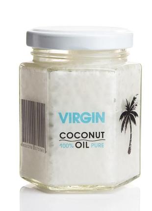 Нерафинированное кокосовое масло hillary virgin coconut oil 200 мл1 фото