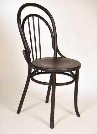 Деревянный венский стул – модель «вена», краска, цвет шоколад1 фото