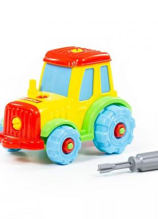 Дитяча іграшка конструктор трактор з інструментами (20 елементів) (в пакеті) 77769