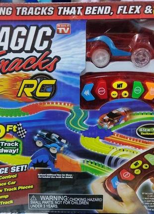 Дитяча іграшка трек magic tracks машинка на радіокеруванні 6688-67, 2 види, в кор. 25,2*8,5*26,5 см