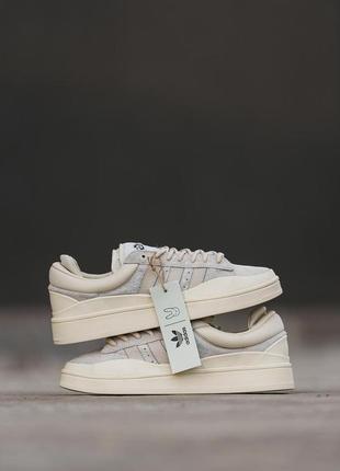 Adidas campus x bad banny beige3 фото