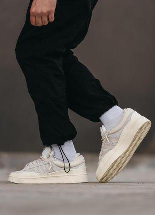 Adidas campus x bad banny beige9 фото