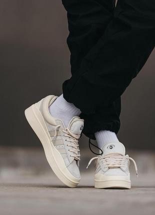 Adidas campus x bad banny beige10 фото