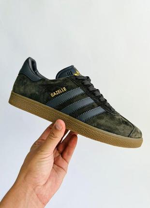 Adidas gazelle dark green