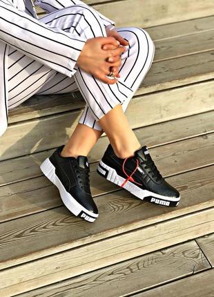 Puma cali basket black white 33 фото