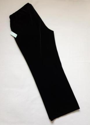 Трендовые велюровые бархатные брюки большого размера высокая посадка damart9 фото