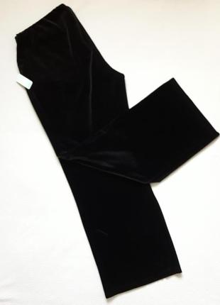 Трендовые велюровые бархатные брюки большого размера высокая посадка damart7 фото