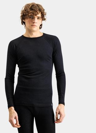 Термобілизна neomondo men undershirt black 70% wool - 30% pes верх l3 фото