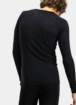 Термобілизна neomondo men undershirt black 70% wool - 30% pes верх l2 фото