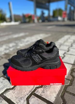 New balance 2002r black winter fur8 фото