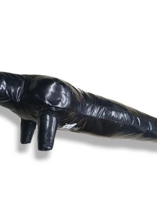 Манекен boxer для боротьби, борцівський манекен 150см (пвх, нап. - ганчір'я) чорний3 фото