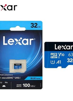 Картка пам'яті lexar micro sd 32 gb 633x