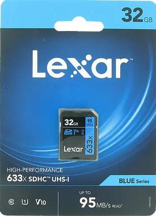 Картка пам'яті lexar micro sd 32 gb 633x3 фото