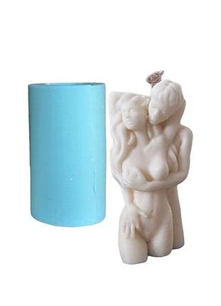 Силіконовий молд для свічок і мила сексі пара 15см