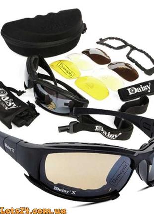 Daisy x7 поляризаційні тактичні окуляри для стрільби протиосколкові балістичні окуляри зі змінними лінзами для військових зсу