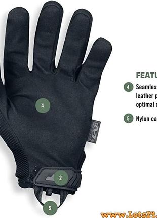 Тактические перчатки сенсорные перчатки mechanix wear original 100% оригинал из сша черные m4 фото