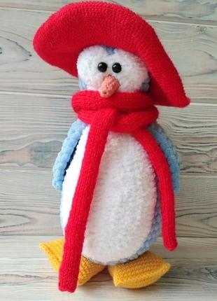 Нежный плюшевый пингвин4 фото