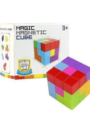 Дитяча іграшка головоломка антистрес magic magnetic cube 730b shantou yisheng чарівний кубик