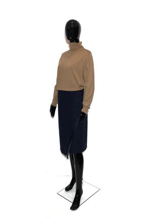 Шерстяная юбка zara с ассиметричным низом