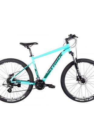 Велосипед 27,5" trinx m600 elite 2022 рама-21" cyan-black-green (10700115)